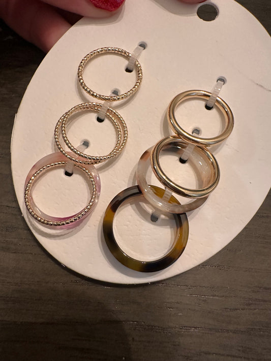 Acrylic Ring Set